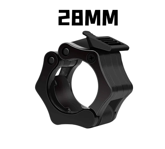 Barbell Collar Lock Clips for Weight Lifting - 28mm, 30mm, 25mm Dumbbell Clamp Spring Clips