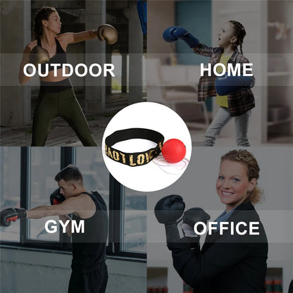Speed Ball With Head Band For Reflex Trainer