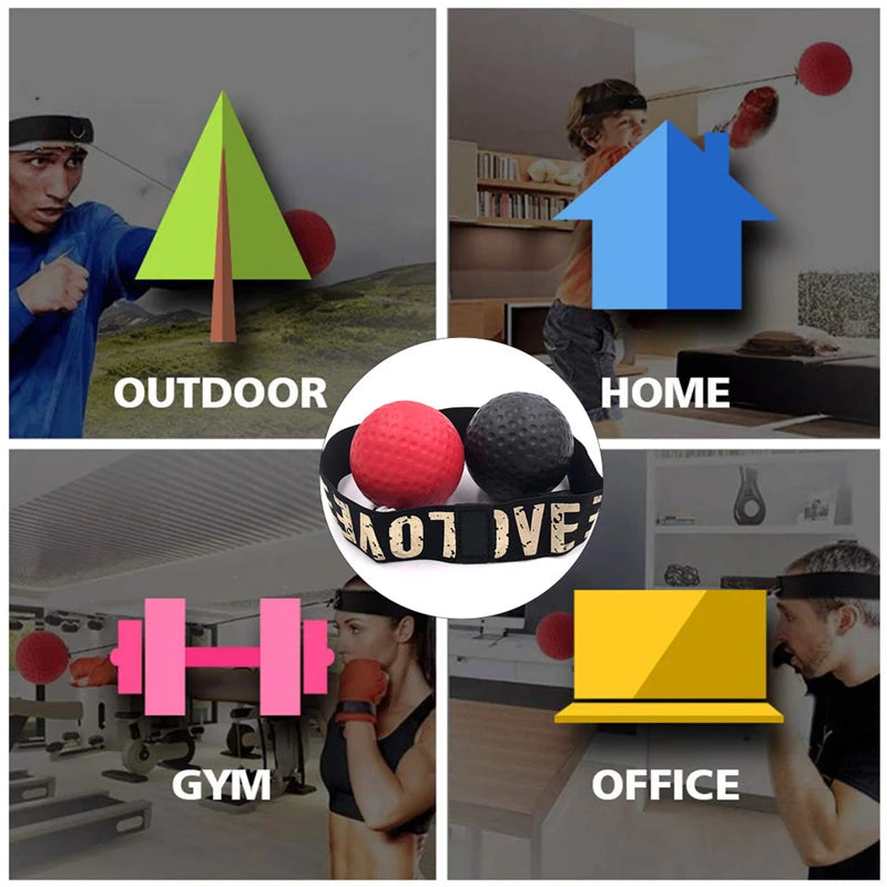 Speed Ball With Head Band For Reflex Trainer
