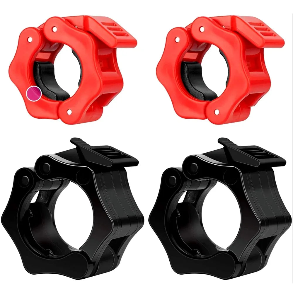 Barbell Collar Lock Clips for Weight Lifting - 28mm, 30mm, 25mm Dumbbell Clamp Spring Clips