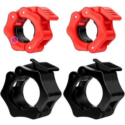 Barbell Collar Lock Clips for Weight Lifting - 28mm, 30mm, 25mm Dumbbell Clamp Spring Clips