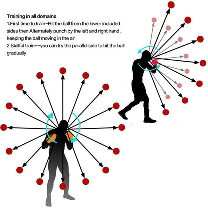 Speed Ball With Head Band For Reflex Trainer