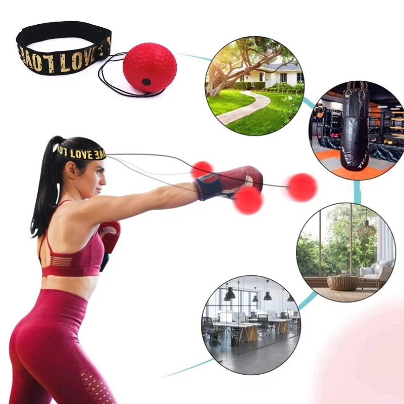 Speed Ball With Head Band For Reflex Trainer